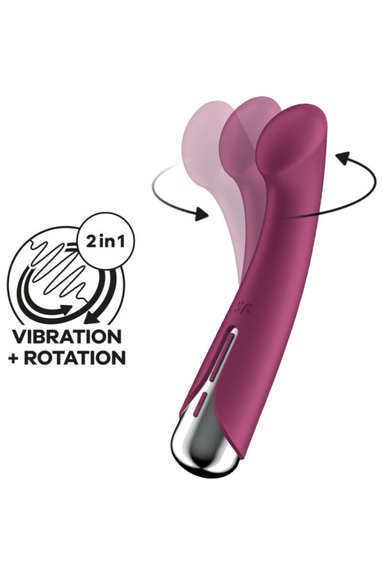 SATISFYER - SPINNING G-SPORT 1 VIBRATORE ROTATORE ROSSO