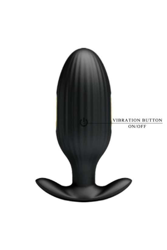 PRETTY LOVE - PLUG ANALE CONTROLLATO DA APP JEFFERSON NERO