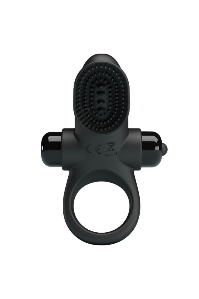 PRETTY LOVE - ANELLO VIBRATORE II PER IL PENE NERO