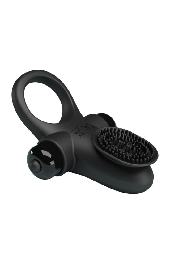 PRETTY LOVE - ANELLO VIBRATORE II PER IL PENE NERO