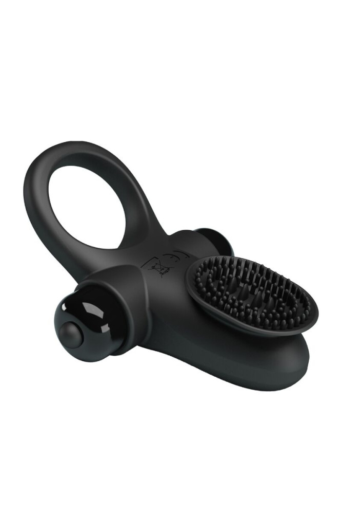 PRETTY LOVE - ANELLO VIBRATORE II PER IL PENE NERO
