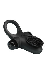 PRETTY LOVE - ANELLO VIBRATORE II PER IL PENE NERO