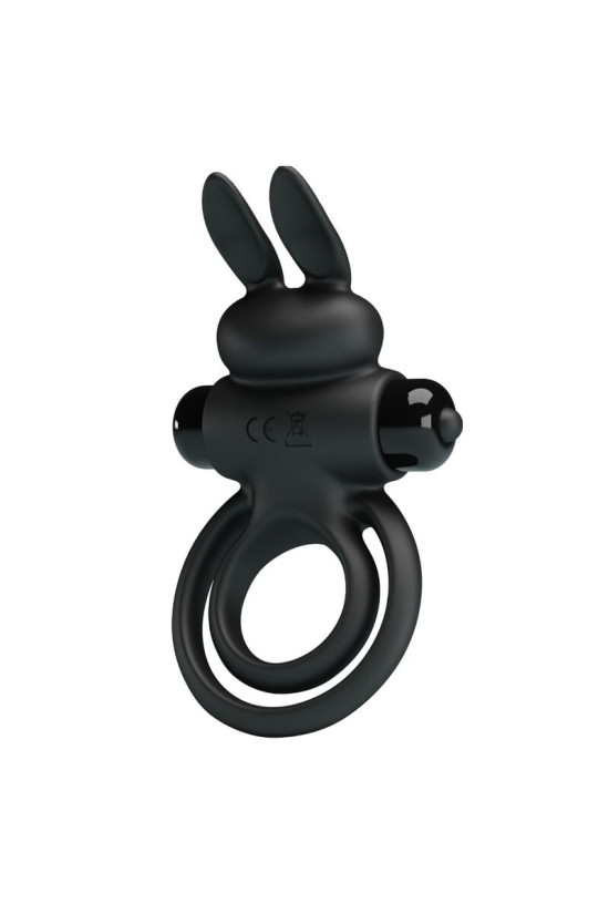 PRETTY LOVE - ANELLO VIBRATOR III RABBIT PER PENE NERO