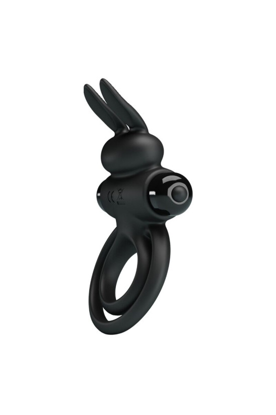 PRETTY LOVE - ANELLO VIBRATOR III RABBIT PER PENE NERO