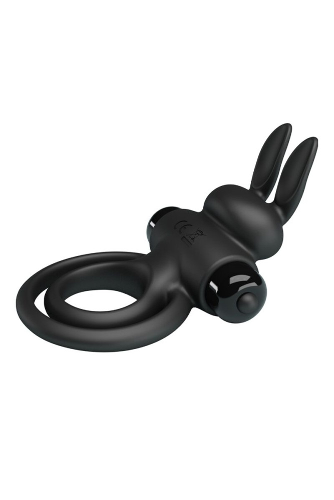 PRETTY LOVE - ANELLO VIBRATOR III RABBIT PER PENE NERO