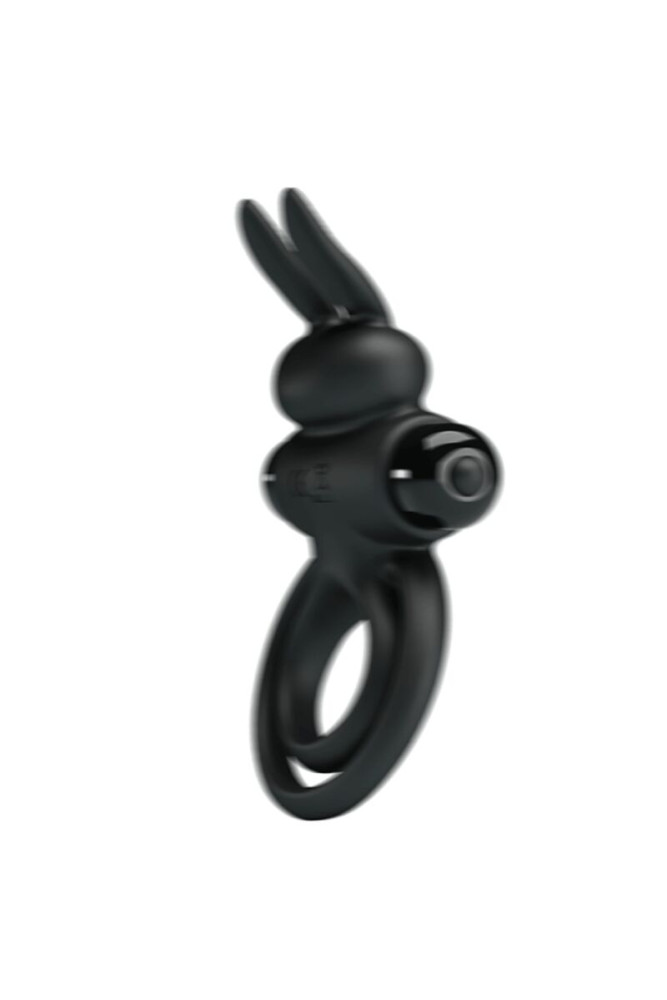 PRETTY LOVE - ANELLO VIBRATOR III RABBIT PER PENE NERO