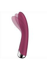 SATISFYER - SPINNING VIBE 1 VIBRATORE G-SPOT ROTATOR ROSSO