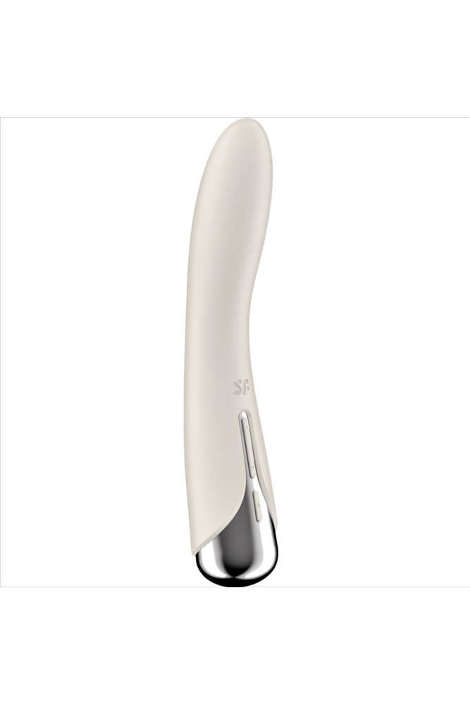 SATISFYER - VIBRATORE ROTATORE SPINNING VIBE 1 G-SPOT BEIGE