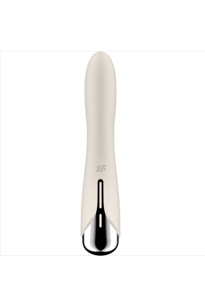 SATISFYER - VIBRATORE ROTATORE SPINNING VIBE 1 G-SPOT BEIGE