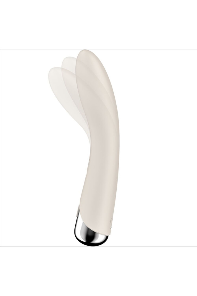 SATISFYER - VIBRATORE ROTATORE SPINNING VIBE 1 G-SPOT BEIGE