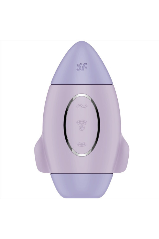 SATISFYER - MISSION CONTROL LILLA PICCOLO VIBRATORE A DOPPIO IMPULSO