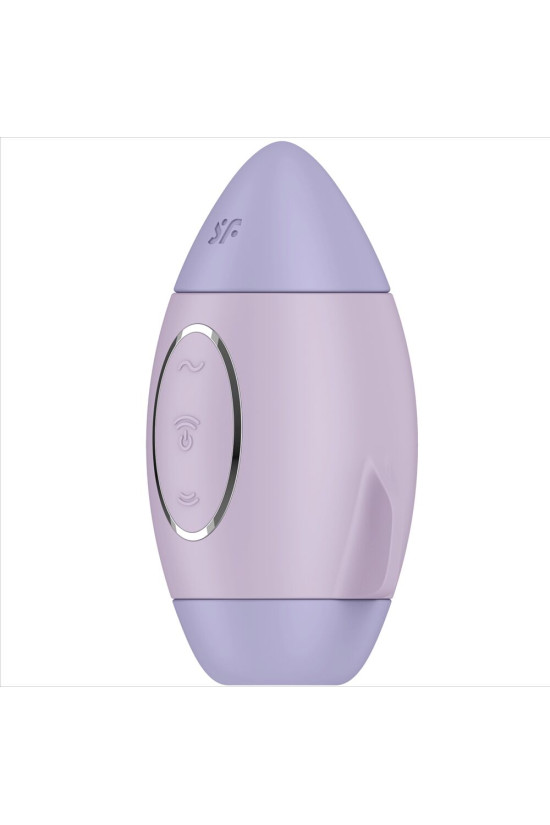 SATISFYER - MISSION CONTROL LILLA PICCOLO VIBRATORE A DOPPIO IMPULSO