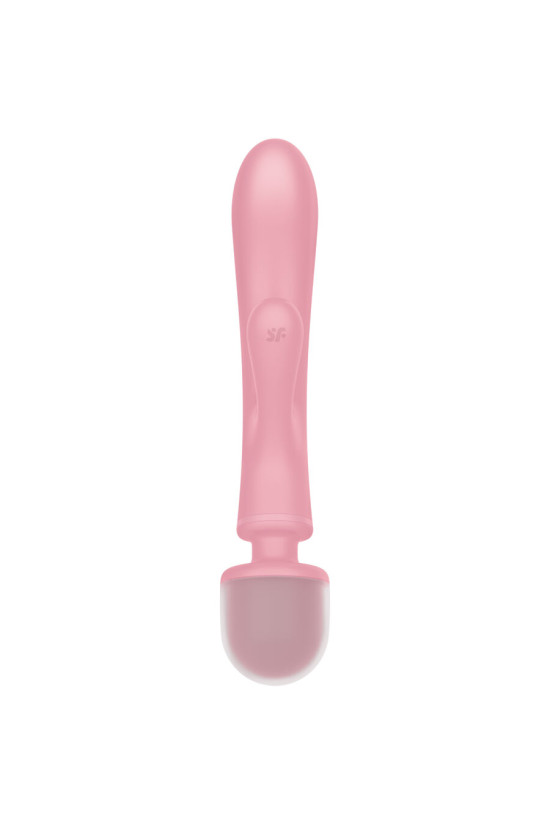 SATISFYER - MASSAGGIATORE VIBRATORE CONIGLIO TRIPLE LOVER ROSA