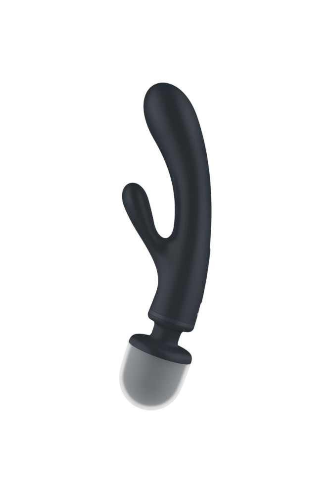 SATISFYER - MASSAGGIATORE VIBRATORE CONIGLIO TRIPLE LOVER GRIGIO