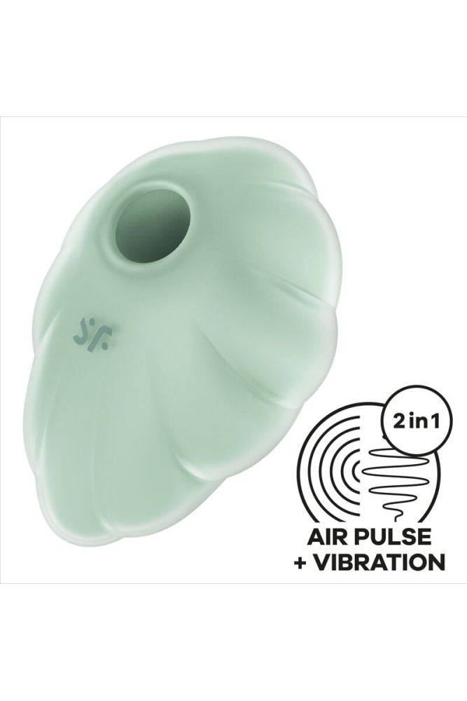 SATISFYER - VIBRATORE CLOUD DANCER GREEN AIR PULSE
