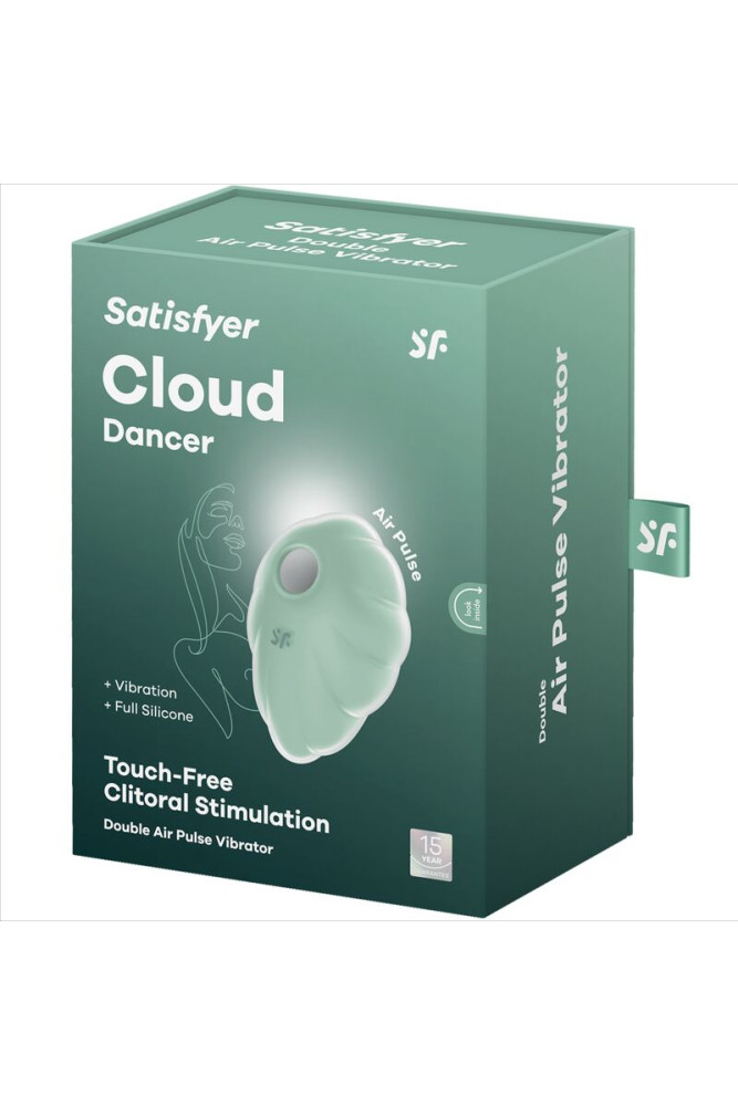 SATISFYER - VIBRATORE CLOUD DANCER GREEN AIR PULSE