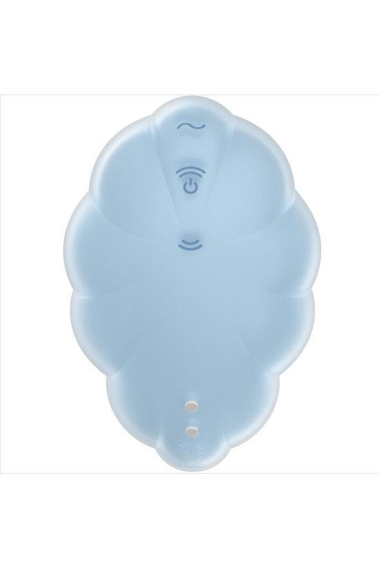 SATISFYER - VIBRATORE CLOUD DANCER BLU AIR PULSE