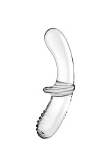 SATISFYER - DILDO DOPPIO CRISTALLO TRASPARENTE
