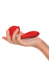 MIA -  SELENA STIMOLATORE VIBRANTE + TAPPING ROSSO