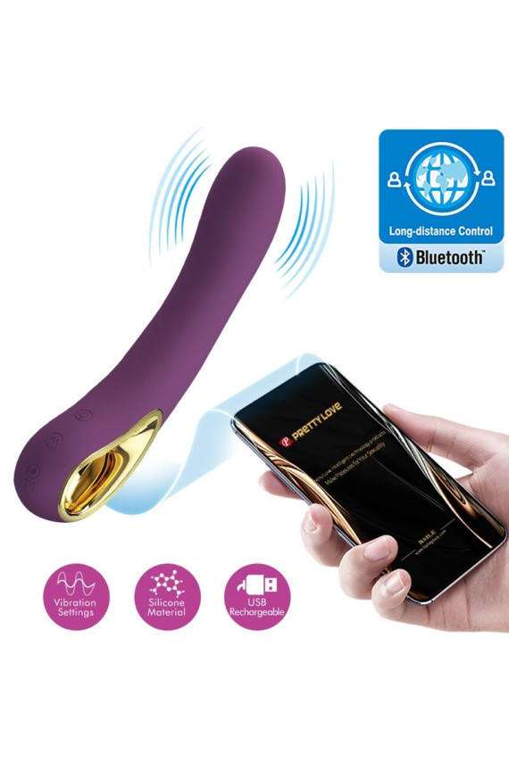 PRETTY LOVE - ETHAN VIBRATORE RICARICABILE VIOLA