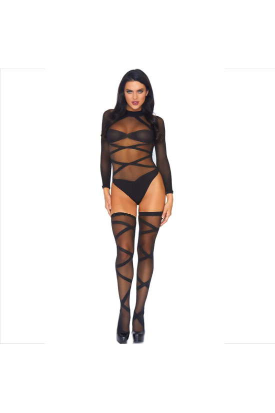 LEG AVENUE - SET 2 PEZZI CORPO E COSCIA