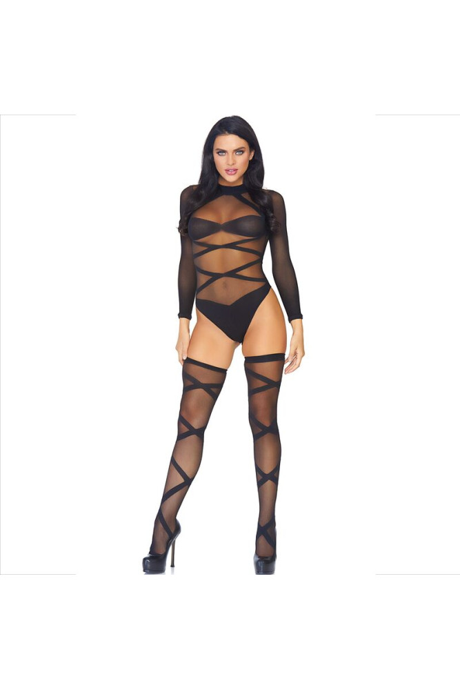 LEG AVENUE - SET 2 PEZZI CORPO E COSCIA