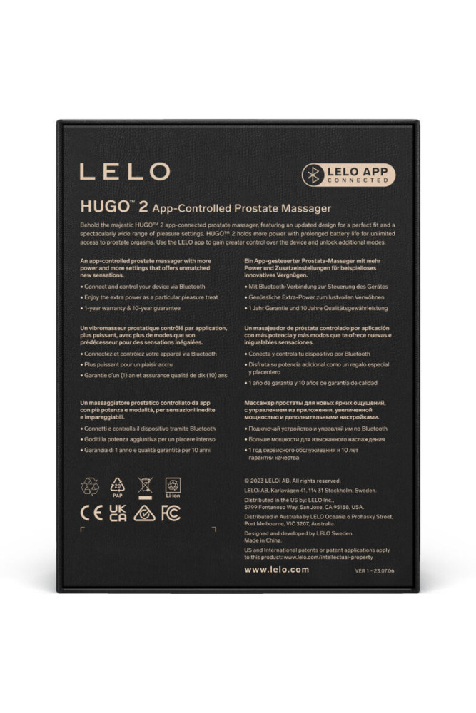 LELO - MASSAGGIATORE PROSTATICO HUGO 2 VERDE