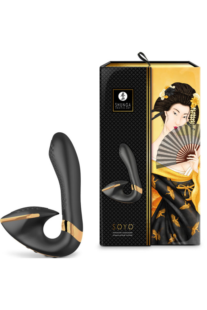 SHUNGA - MASSAGGIATORE INTIMO SOYO NERO