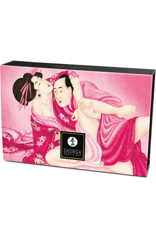 SHUNGA - KIT POLVERE DA MASSAGGIO ALIMENTARE LAMPONE