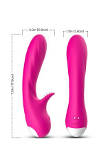 ARMONY - VIBRATORE ROMANCE CON STIMOLATORE FUCSIA
