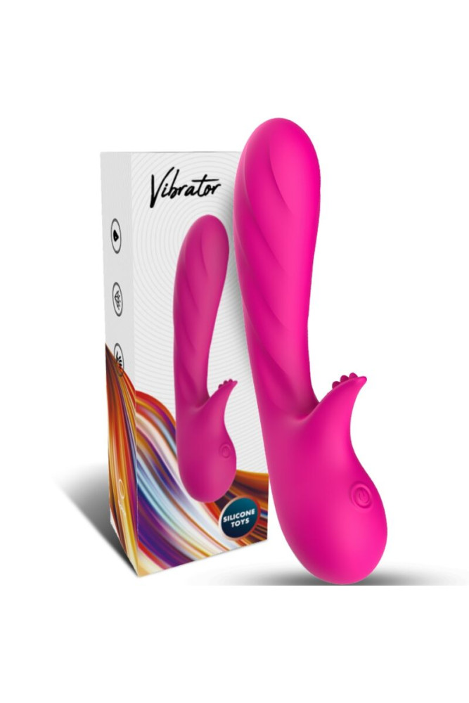 ARMONY - VIBRATORE ROMANCE CON STIMOLATORE FUCSIA