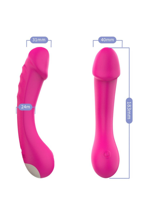 ARMONY - DILDO VIBRATORE G-SPOT IN SILICONE FUCSIA