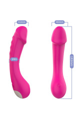 ARMONY - DILDO VIBRATORE G-SPOT IN SILICONE FUCSIA