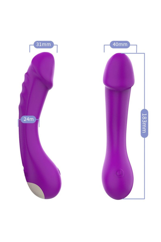 ARMONY - DILDO VIBRATORE G-SPOT IN SILICONE VIOLA