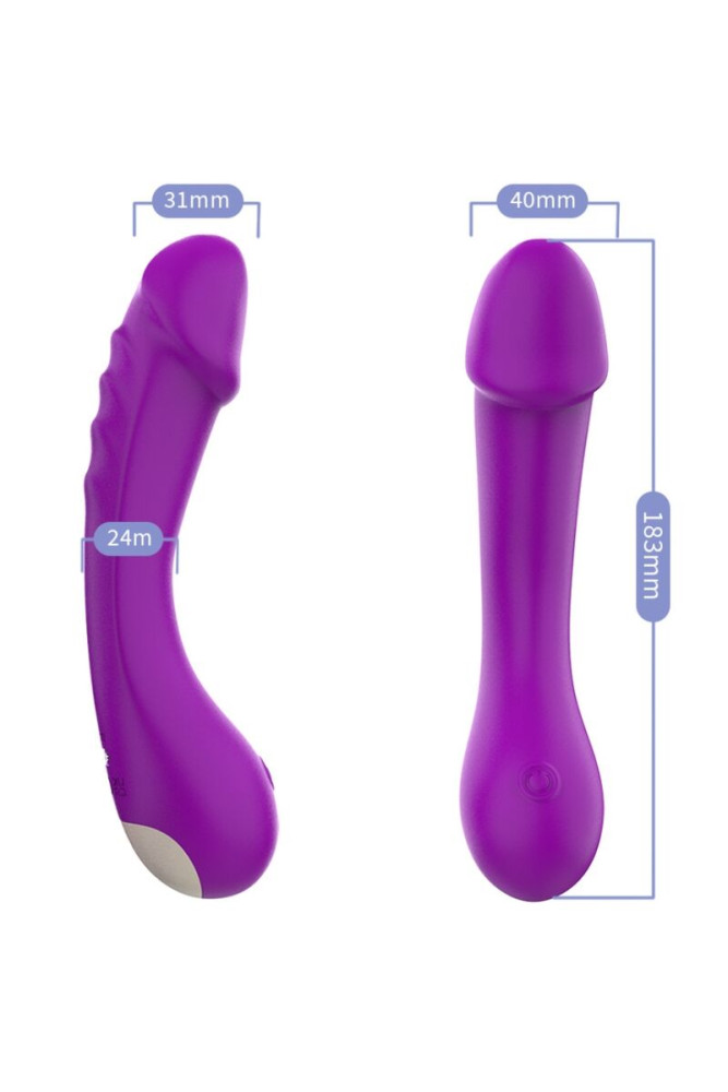 ARMONY - DILDO VIBRATORE G-SPOT IN SILICONE VIOLA