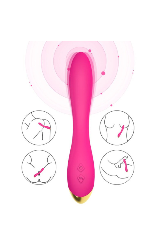 ARMONY - VIBRATORE FLAMINGO MULTIPOSIZIONE FUCSIA