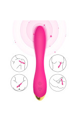 ARMONY - VIBRATORE FLAMINGO MULTIPOSIZIONE FUCSIA