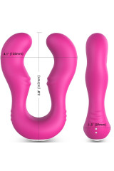 ARMONY - VIBRATORE SERAPH DOPPIO TELECOMANDO FUCSIA