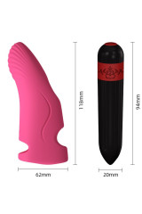 ARMONY - AURORA VIBRATORE FINGER FUCSIA