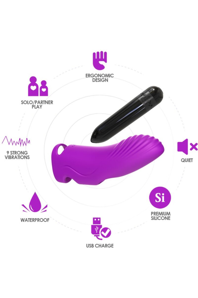 ARMONY - AURORA VIBRATORE FINGER FUCSIA