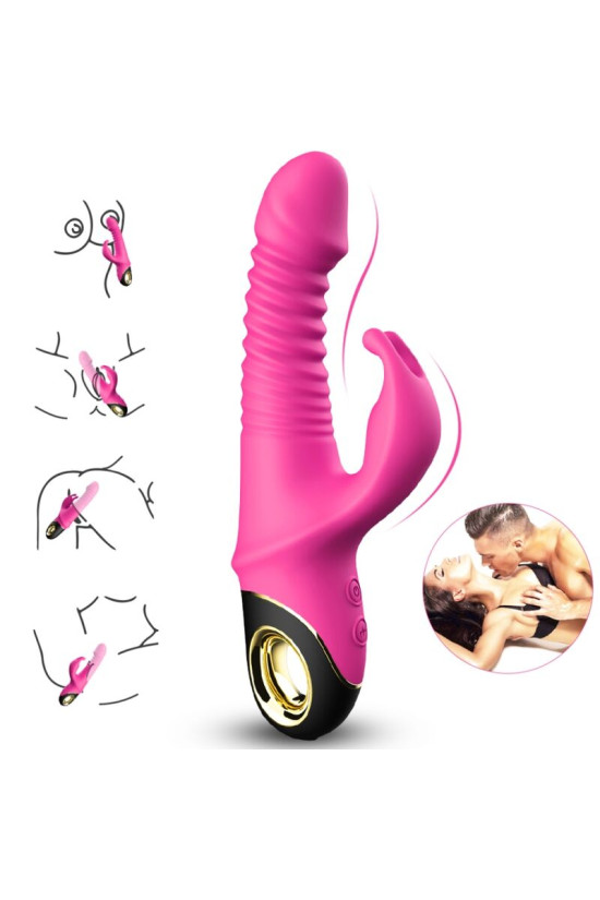 ARMONY - VIBRATORE ZING DILDO CONIGLIO FUCSIA