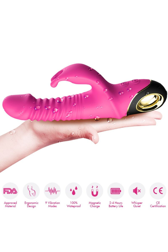 ARMONY - VIBRATORE ZING DILDO CONIGLIO FUCSIA