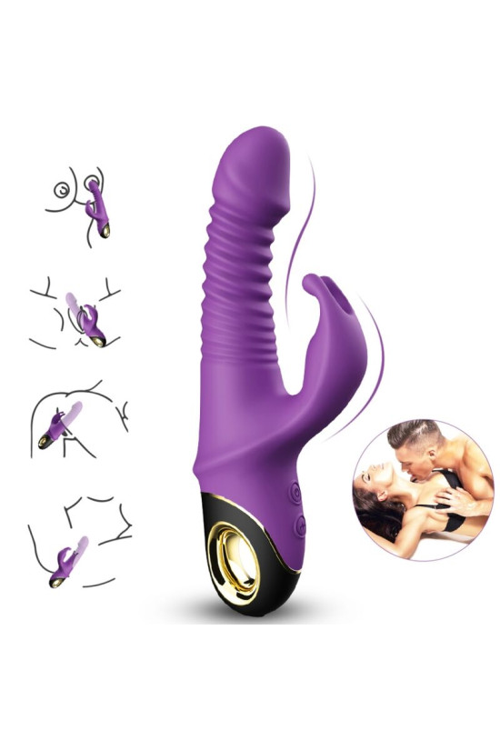 ARMONY - VIBRATORE ZING DILDO CONIGLIO VIOLA