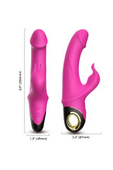 ARMONY - METEROR DILDO VIBRATORE RABBIT ROTATOR FUCSIA
