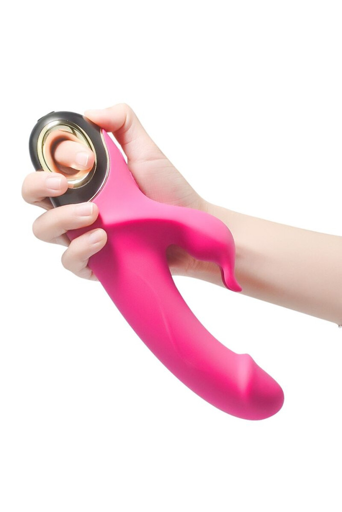 ARMONY - METEROR DILDO VIBRATORE RABBIT ROTATOR FUCSIA