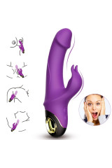 ARMONY - METEROR DILDO VIBRATORE CONIGLIO VIOLA