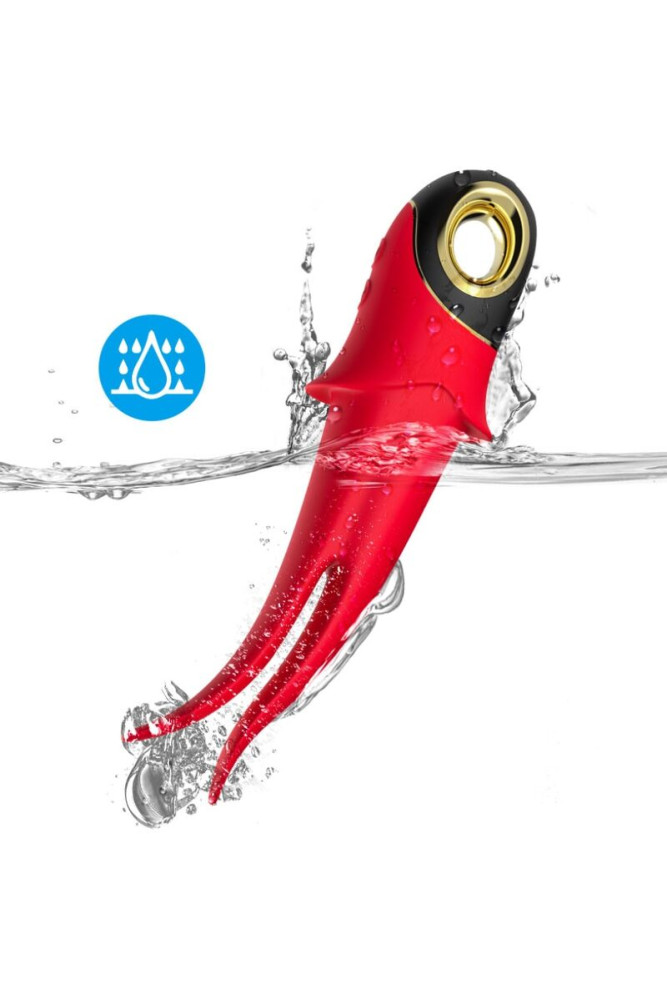 ARMONY - VIBRATORE OMBRA DOPPIA TESTA ROSSO