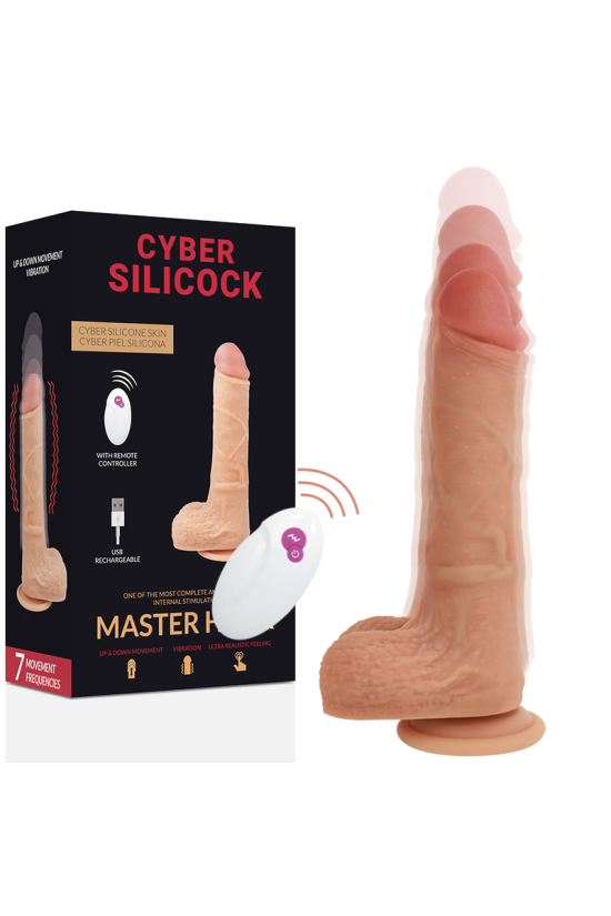 CYBER SILICOCK - TELECOMANDO REALISTICO MASTER HUCK 20.9 CM -O- 4 CM