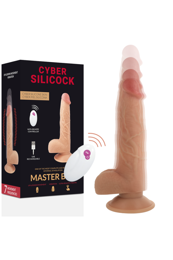 CYBER SILICOCK - TELECOMANDO REALISTIC MASTER BEN 23.88 CM -O- 4.3 CM