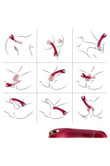 ARMONY - VIBRATORE E ROTATORE PRINCE DILDO ROSSO